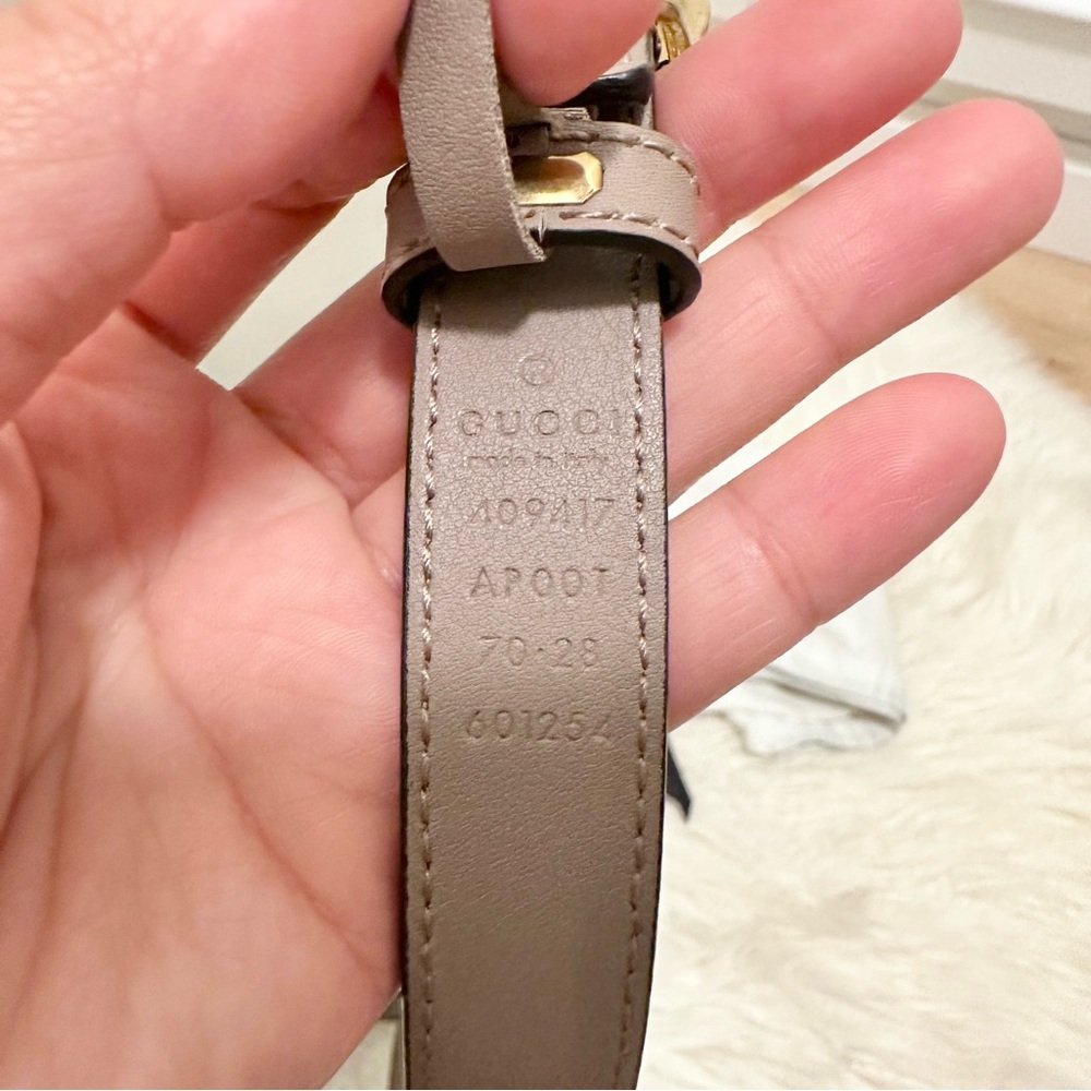 Gucci Leather belt with Double G buckle - Picture 10 of 11